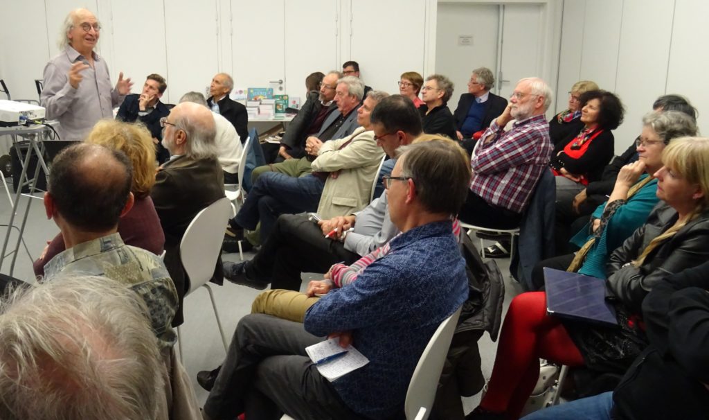 la conférence de Bernard Maitte le 8.10.19 à l'Auberge de Jeunesse de Lille